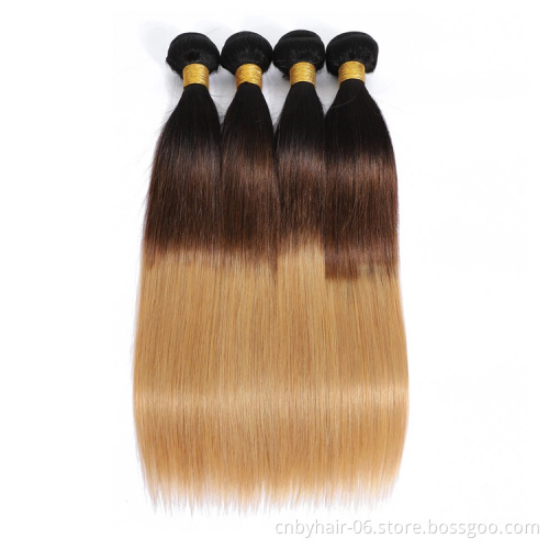 Afro Kinky Straight Indian Remy Virgin Human Hair Weft Yaki Kinky Straight Hair With Silk Top Closure